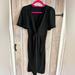 Zara Dresses | Black Zara Basic Dress | Color: Black | Size: Xs