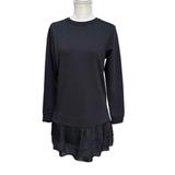 Free People Dresses | French Connection Tommy Sweater Long Sleeve Dress | Color: Black | Size: 2