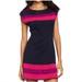 Lilly Pulitzer Dresses | Lilly Pulitzer Navy Blue & Pink Knitted Cotton Dress Size Xs | Color: Blue/Pink | Size: Xs