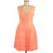 Jessica Simpson Dresses | 2/$25 Jessica Simpson | Coral Fit And Flare Dress | Color: Orange | Size: 4