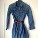 Polo By Ralph Lauren Dresses | Girls Polo Ralph Lauren Button Down Dress With Belt | Color: Blue | Size: 12g