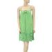 Lilly Pulitzer Dresses | Lilly Pulitzer Crochet Lace Tie Green Mini Dress Summer Slip S New | Color: Green | Size: S