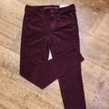 American Eagle Outfitters Jeans | American Eagle Super Stretch Hi-Rise Jegging Burgundy Corduroy - Sz 6 - Nwt New | Color: Purple/Red | Size: 6