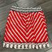 Anthropologie Skirts | Anthropologie We Love Vera Skirt -Size 10 | Color: Red/White | Size: 10