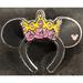 Disney Jewelry | Disney Pin 128532 Hkdl Hong Kong Hidden Mickey Ears Game Headband Princess Tiara | Color: Red | Size: Os