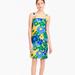 J. Crew Dresses | J. Crew Shift Dress Morning Floral Print Size 10 | Color: Blue/Yellow | Size: 10