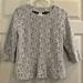 J. Crew Tops | J. Crew Tops J. Crew Lace Top | Color: Gray | Size: Xxs