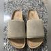 Zara Shoes | Men’s Tan Suede Zara Slide Sandals Size 45 Us 12 | Color: Tan | Size: 12