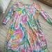 Lilly Pulitzer Dresses | Lilly Pulitzer Ophelia Swing Dress Citrus Print Size Large | Color: Pink/Yellow | Size: L