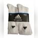 Adidas Other | Adidas Men's Athletic Cushioned Aeroready Crew Sock (6-Pair) Size 6-12 | Color: White | Size: Os