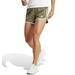 Adidas Shorts | Adidas Womens Pacer 3-Stripes Knit Shorts Size 2x Color Olive Strata/White | Color: Green | Size: 2x