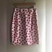 Anthropologie Skirts | Anthropologie Corey Lynn Calter Skirt Sz 6 White Red Polka Dot Cotton Pencil | Color: Orange/White | Size: 6