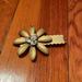 Anthropologie Hair | Anthropologie Retro Style Hair Clip | Color: Gold | Size: Os