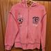 Disney Shirts & Tops | Disney Parks Disneyland Resort Pink Mickey Mouse Zip Up Hoodie Sweatshirt Sz Med | Color: Pink | Size: Mg