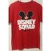 Disney Shirts | Disney Parks Squad Disney World Red T Shirt Size Xl Large | Color: Red | Size: Xl