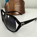 Gucci Accessories | Gucci Oversized Black Sunnies | Color: Black | Size: Os