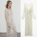 Zara Dresses | Long Sequin Dress | Color: White | Size: Various