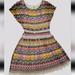 Anthropologie Dresses | Anthropology Printed Mesh Dress | Color: Pink/Purple | Size: S