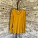 Anthropologie Tops | Anthropologie Tunic Sweater In Rich Gold Hue | Color: Gold | Size: S