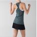 Lululemon Athletica Tops | Lululemon Go Everywhere Sleeveless Twist Back Workout Tank Top | Color: Blue/Green | Size: 4