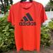 Adidas Shirts & Tops | Adidas Boys Orange Tee Shirt Size L 14/16 | Color: Orange | Size: Lb