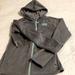 The North Face Jackets & Coats | Girls The North Face Fully Zip Hooded Jacket With Zip Pockets | Color: Gray/Green | Size: Xlg