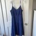 J. Crew Dresses | J. Crew Midi Dress | Color: Blue/White | Size: 12