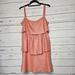 J. Crew Dresses | J. Crew Playa Tiered Linen Mini Dress | Color: Orange | Size: 6
