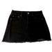 American Eagle Outfitters Skirts | American Eeagle (Ae)High-Rise Curvy Denim Mini Skirt | Color: Black | Size: 4