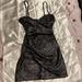 Zara Dresses | Elegant Zara Confetti Shimmering Dress! | Color: Black/Silver | Size: Xs