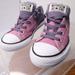 Converse Shoes | Converse All Star 651749f 9z Size Us 2.5 | Color: Cream/Purple | Size: 2.5bb