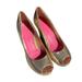 Lilly Pulitzer Shoes | Lilly Pulitzer Gold Resort Chic Wedges Size 9 | Color: Gold/Pink | Size: 9