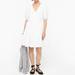J. Crew Dresses | J. Crew White Puff Sleeve Wrap Dress Size Xl | Color: White | Size: Xl
