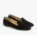 J. Crew Shoes | $158 J.Crew Suede Smoking Slippers Loafer Flat Black Size 7 | Color: Black | Size: 7