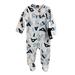 Adidas One Pieces | 6 Months Adidas Infant Boys Light Blue One Piece Fleece Coverall Outfit Footed N | Color: Blue/White | Size: 6mb