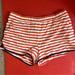 J. Crew Shorts | J. Crew Red And White Striped Elastic Waist Shorts | Color: Red/White | Size: L