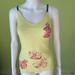 Free People Tops | Free People Yellow Red Sand Dollar Tank Top Size Small Rare | Color: Red/Yellow | Size: S