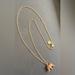 J. Crew Jewelry | J Crew Long Gold Toned Necklace With Grayish Brown Elephant Charm. | Color: Brown/Gold/Gray | Size: See Photos