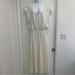 Free People Dresses | Free People Marlowe Midi (Almost Maxi) White Cotton Dress. Large. Worn/Washed 1x | Color: White | Size: L