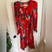 Anthropologie Dresses | Anthropologie - Faux Wrap Dress - Size 2 | Color: Red | Size: 2