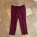 J. Crew Pants & Jumpsuits | Brand New Maroon Jcrew Pants With Scalloped Hem | Color: Red | Size: 10