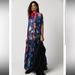 Free People Dresses | Free People Mina Maxi Dress | Color: Blue/Red | Size: S