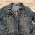 American Eagle Outfitters Jackets & Coats | American Eagle Girls Distressed Denim Jean Jacket Size Medium | Color: Blue | Size: Mg