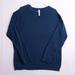 Athleta Sweaters | Athleta Sweater Mens Medium Long Sleeve Crew Neck Stretch Pullover Blue Rayon M | Color: Blue | Size: M