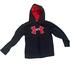 Under Armour Shirts & Tops | Black And Red Under Armour Zip Up Hoodie For Kids | Color: Black/Red | Size: 7b