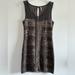 Free People Dresses | Free People Floral Bodycon Ruffle Mesh Mini Boho Dress Womens Size Small | Color: Gray | Size: S