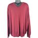 J. Crew Sweaters | J.Crew Men’s 100% Merino Wool V-Neck Pullover Sweater Red Color Size Xl | Color: Red | Size: Xl