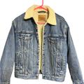 Levi's Jackets & Coats | Levi’s Fleece Lined Jean Jacket | Color: Blue | Size: S