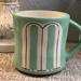 Anthropologie Dining | Hand Painted Colorway Monogram Mug By Anthropologie - Initial/Letter "M" (Green) | Color: Green | Size: Os