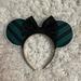 Disney Accessories | Haunted Mansion Minnie Ears | Color: Black/Green | Size: Os